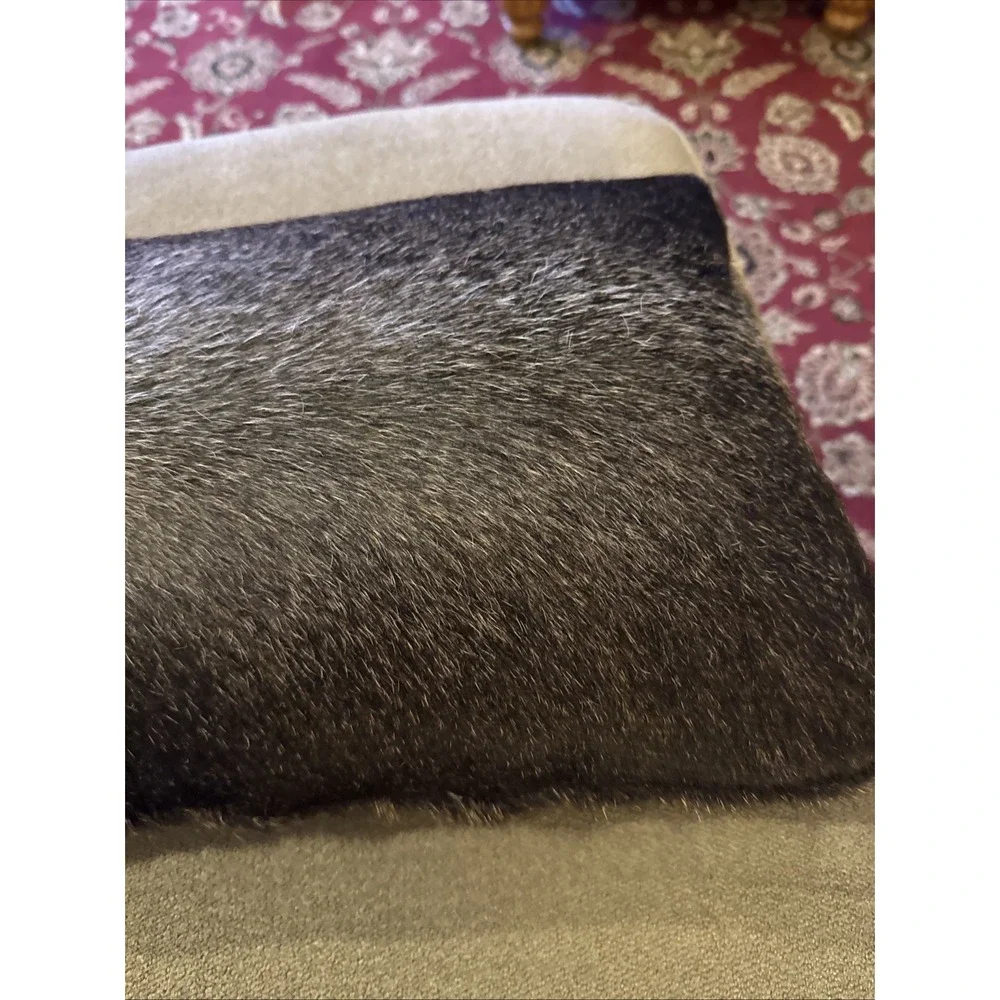 Cowhide? Animal Fur Lumbar Throw Sofa Bedroom Pillow (TD)